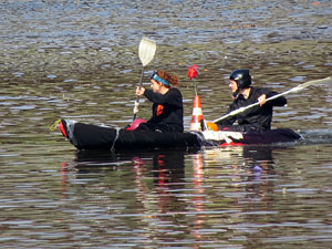 Fires de Sant Narc&iacute;s 2013. 2a. Baixada d'andr&ograve;mines pel riu Onyar del segle XXI