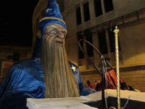 Fires de Girona 2014. Espectacle la bella i les bèsties, a càrrec de Carros de Foc