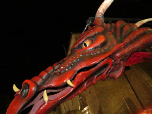 Fires de Girona 2014. Espectacle la bella i les bèsties, a càrrec de Carros de Foc