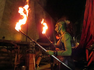 Fires de Girona 2014. Espectacle la bella i les bèsties, a càrrec de Carros de Foc