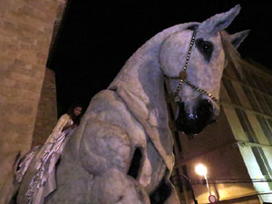 Fires de Girona 2014. Espectacle la bella i les bèsties, a càrrec de Carros de Foc