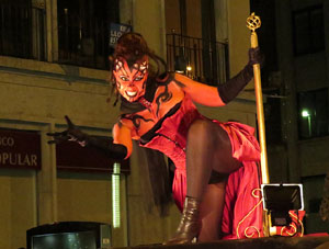 Fires de Girona 2014. Espectacle la bella i les bèsties, a càrrec de Carros de Foc