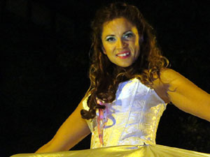 Fires de Girona 2014. Espectacle la bella i les bèsties, a càrrec de Carros de Foc