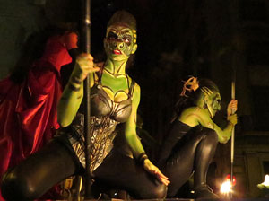 Fires de Girona 2014. Espectacle la bella i les bèsties, a càrrec de Carros de Foc