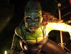 Fires de Girona 2014. Espectacle la bella i les bèsties, a càrrec de Carros de Foc