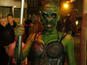 Fires de Girona 2014. Espectacle la bella i les bèsties, a càrrec de Carros de Foc