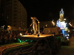 Fires de Girona 2014. Espectacle la bella i les bèsties, a càrrec de Carros de Foc