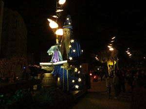Fires de Girona 2014. Espectacle la bella i les bèsties, a càrrec de Carros de Foc