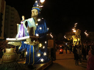 Fires de Girona 2014. Espectacle la bella i les bèsties, a càrrec de Carros de Foc