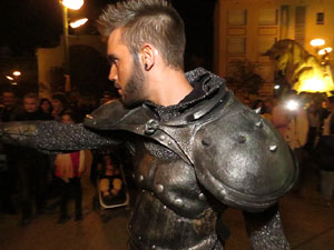 Fires de Girona 2014. Espectacle la bella i les bèsties, a càrrec de Carros de Foc