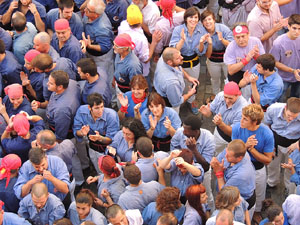Fires de Girona 2014. Diada castellera amb Marrecs de Salt, Minyons de Terrassa i Capgrossos de Matar&oacute;