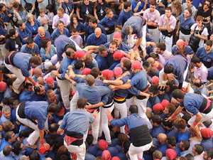 Fires de Girona 2014. Diada castellera amb Marrecs de Salt, Minyons de Terrassa i Capgrossos de Matar&oacute;