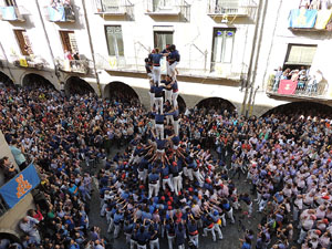 Fires de Girona 2014. Diada castellera amb Marrecs de Salt, Minyons de Terrassa i Capgrossos de Matar&oacute;