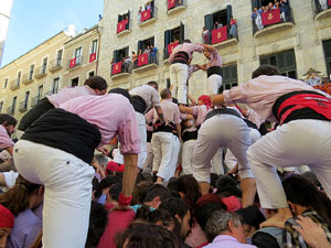 Fires de Girona 2014. Diada castellera amb Marrecs de Salt, Minyons de Terrassa i Capgrossos de Matar&oacute;