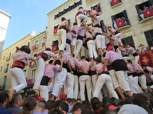 Fires de Girona 2014. Diada castellera amb Marrecs de Salt, Minyons de Terrassa i Capgrossos de Matar&oacute;