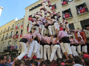 Fires de Girona 2014. Diada castellera amb Marrecs de Salt, Minyons de Terrassa i Capgrossos de Matar&oacute;