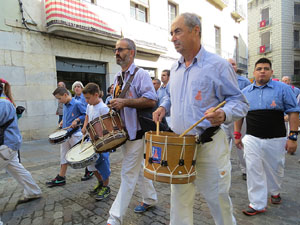 Fires de Girona 2014. Diada castellera amb Marrecs de Salt, Minyons de Terrassa i Capgrossos de Matar&oacute;