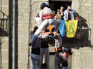 Fires de Girona 2014. Diada castellera amb Marrecs de Salt, Minyons de Terrassa i Capgrossos de Matar&oacute;