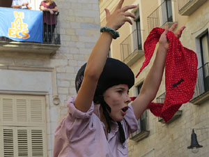Fires de Girona 2014. Diada castellera amb Marrecs de Salt, Minyons de Terrassa i Capgrossos de Matar&oacute;