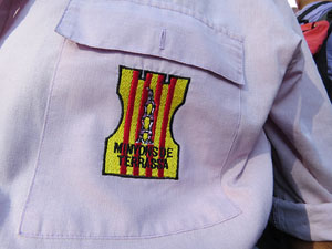 Fires de Girona 2014. Diada castellera amb Marrecs de Salt, Minyons de Terrassa i Capgrossos de Matar&oacute;