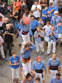 Fires de Girona 2014. Diada castellera amb Marrecs de Salt, Minyons de Terrassa i Capgrossos de Matar&oacute;