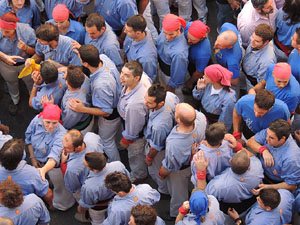 Fires de Girona 2014. Diada castellera amb Marrecs de Salt, Minyons de Terrassa i Capgrossos de Matar&oacute;