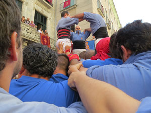Fires de Girona 2014. Diada castellera amb Marrecs de Salt, Minyons de Terrassa i Capgrossos de Matar&oacute;