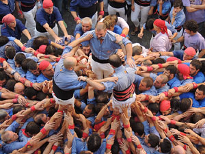 Fires de Girona 2014. Diada castellera amb Marrecs de Salt, Minyons de Terrassa i Capgrossos de Matar&oacute;