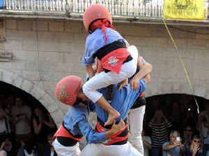 Fires de Girona 2014. Diada castellera amb Marrecs de Salt, Minyons de Terrassa i Capgrossos de Matar&oacute;