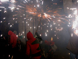 Fires de Girona 2014. El correfoc, a c&agrave;rrec dels Diables de l'Onyar