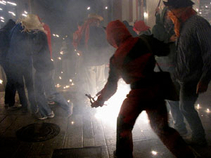 Fires de Girona 2014. El correfoc, a c&agrave;rrec dels Diables de l'Onyar