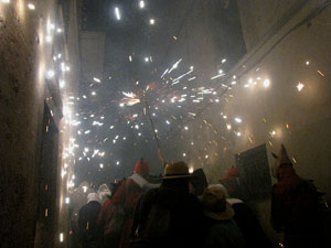 Fires de Girona 2014. El correfoc, a c&agrave;rrec dels Diables de l'Onyar