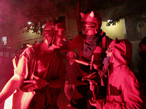 Fires de Girona 2014. El correfoc, a c&agrave;rrec dels Diables de l'Onyar