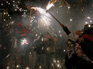 Fires de Girona 2014. El correfoc, a c&agrave;rrec dels Diables de l'Onyar
