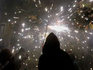 Fires de Girona 2014. El correfoc, a c&agrave;rrec dels Diables de l'Onyar