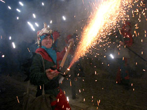 Fires de Girona 2014. El correfoc, a c&agrave;rrec dels Diables de l'Onyar