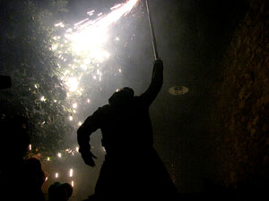 Fires de Girona 2014. El correfoc, a c&agrave;rrec dels Diables de l'Onyar