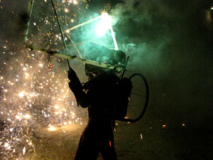 Fires de Girona 2014. El correfoc, a c&agrave;rrec dels Diables de l'Onyar