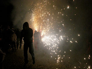 Fires de Girona 2014. El correfoc, a c&agrave;rrec dels Diables de l'Onyar