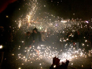 Fires de Girona 2014. El correfoc, a c&agrave;rrec dels Diables de l'Onyar
