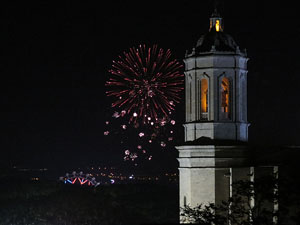 Fires de Sant Narc&iacute;s 2014. Castell de focs artificials