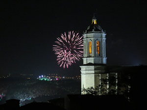 Fires de Sant Narc&iacute;s 2014. Castell de focs artificials