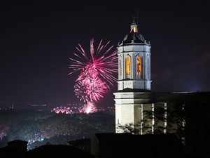 Fires de Sant Narc&iacute;s 2014. Castell de focs artificials