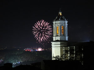 Fires de Sant Narc&iacute;s 2014. Castell de focs artificials
