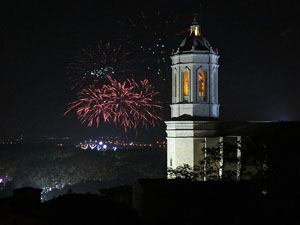 Fires de Sant Narc&iacute;s 2014. Castell de focs artificials