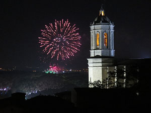 Fires de Sant Narc&iacute;s 2014. Castell de focs artificials