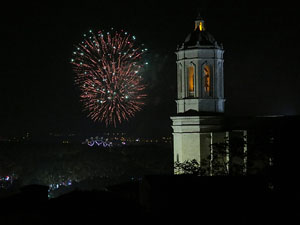 Fires de Sant Narc&iacute;s 2014. Castell de focs artificials