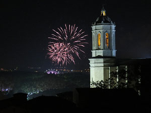Fires de Sant Narc&iacute;s 2014. Castell de focs artificials