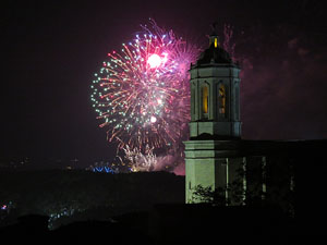 Fires de Sant Narc&iacute;s 2014. Castell de focs artificials