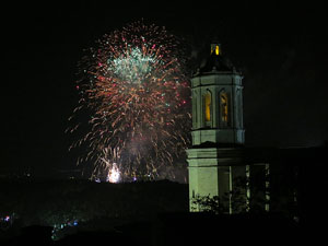 Fires de Sant Narc&iacute;s 2014. Castell de focs artificials